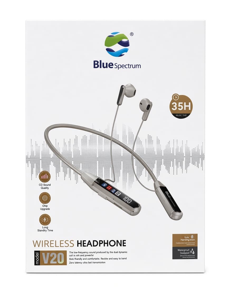 هندزفری بلوتوثی گردنی Blue Spectrum مدل V20