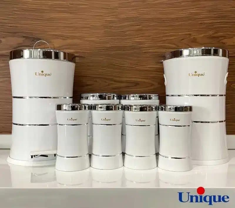 8 کمرباریک خطی سفید استیل UN-4592 — تصویر ۲