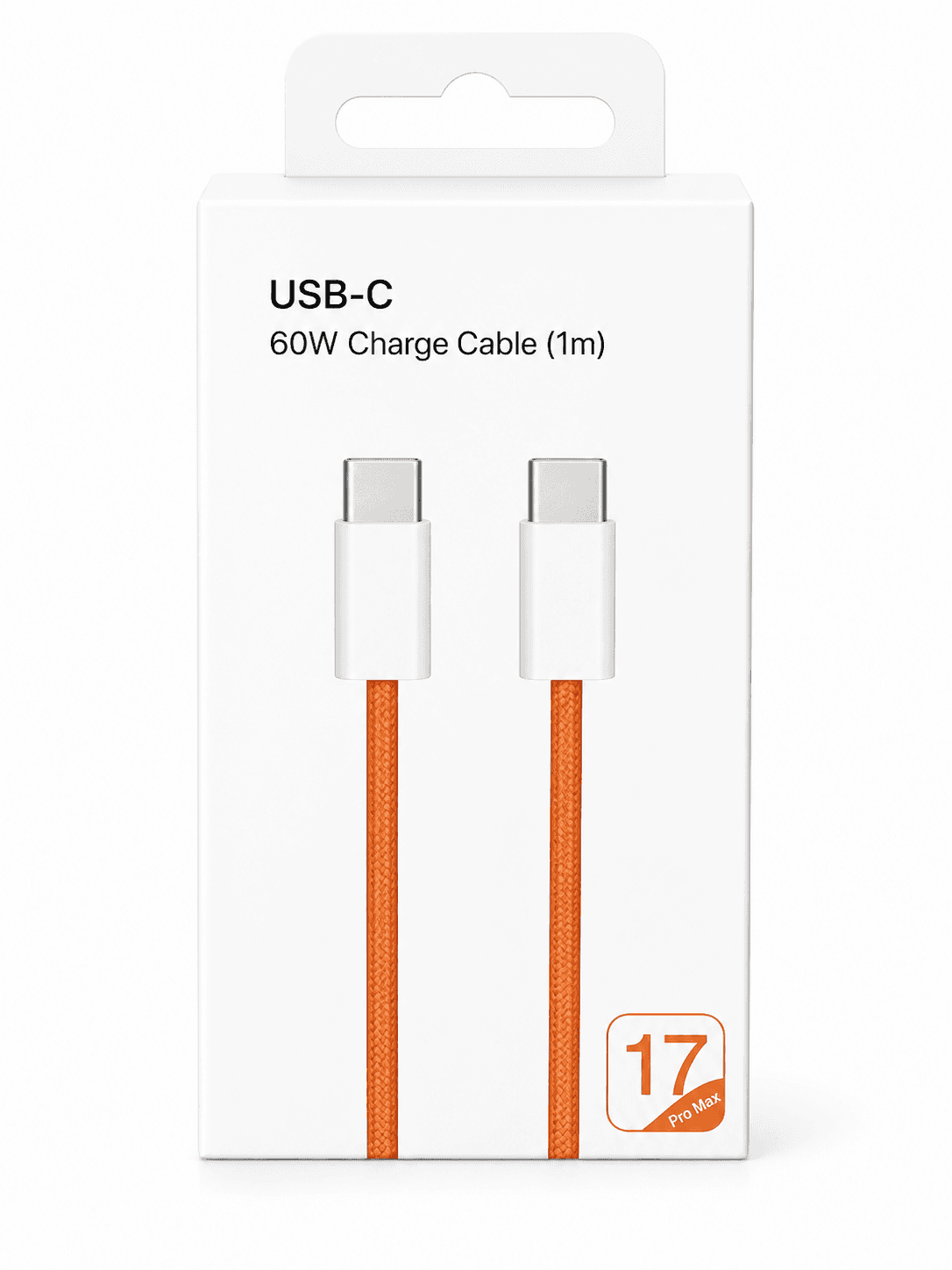 کابل شارژ سریع USB-C به USB-C مدل 60W | طول 1 متر | مناسب آیفون ، سامسونگ و شیائومی — تصویر ۵
