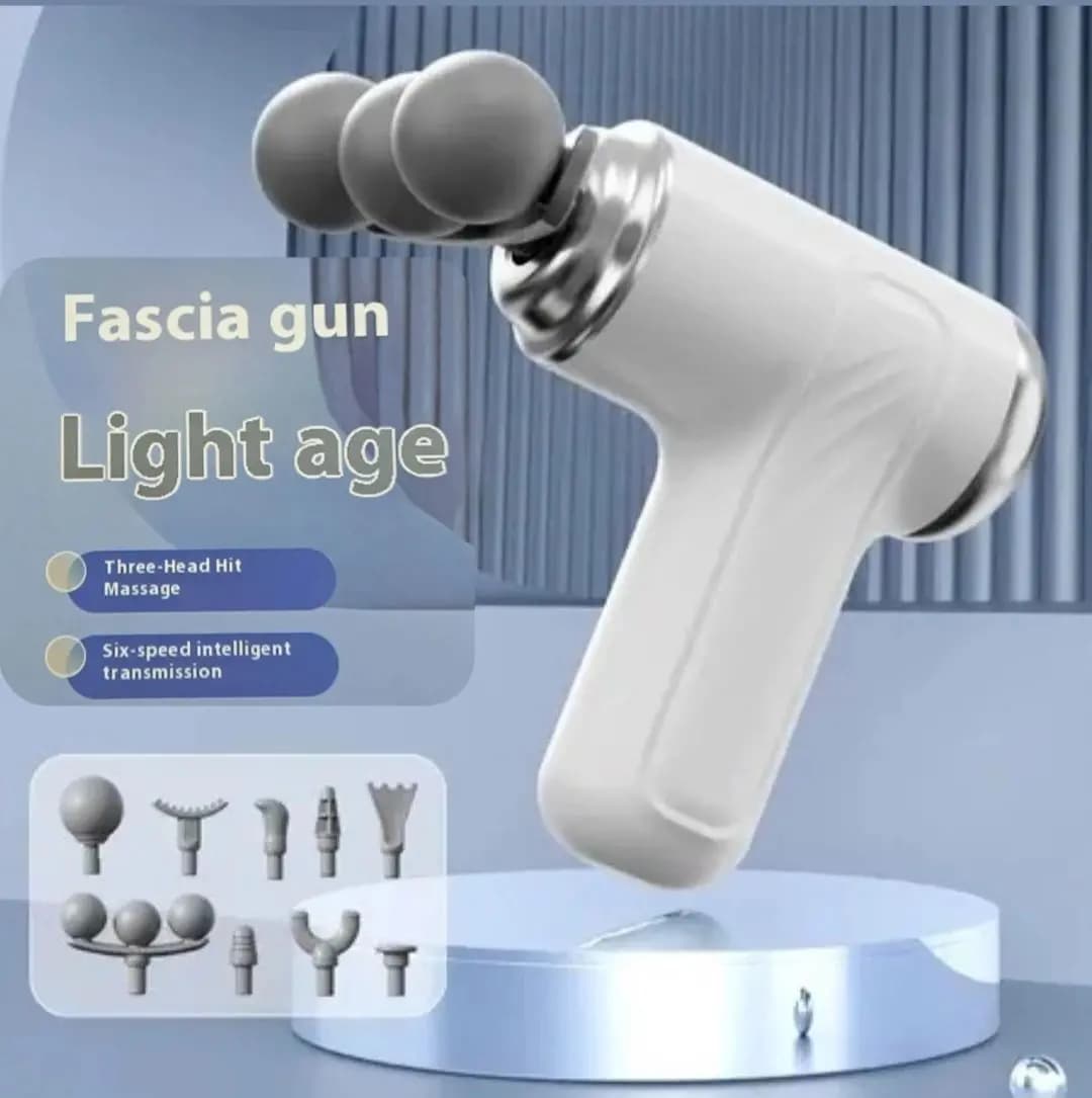 ماساژور تفنگی گیربکس هوشمند شش سرعته Fascia gun — تصویر ۲