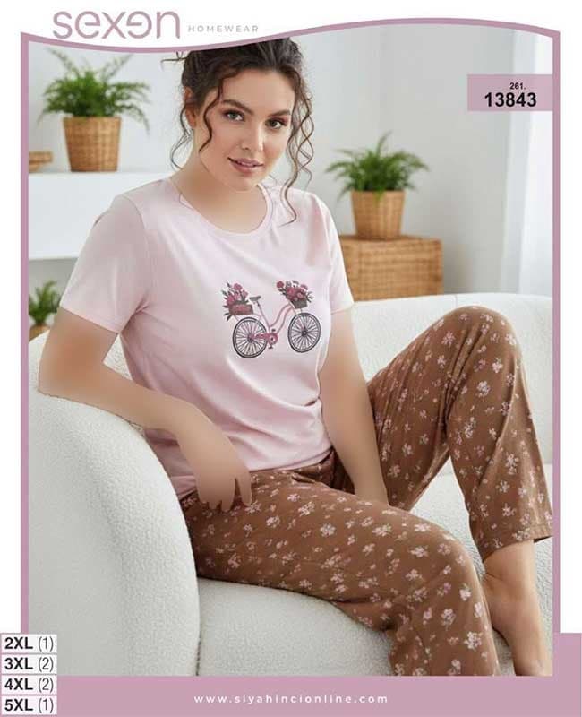 تیشرت شلوار بیگ سایزsexen کد 13843