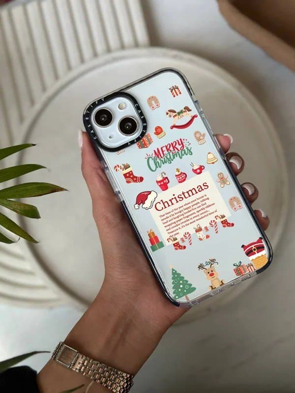 قاب گوشی شفاف طرح کریسمس Christmas (سفارشی) — تصویر ۹