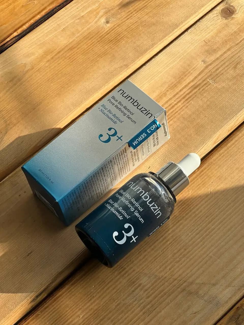 سرم بایو رتینول آبی شماره 3 نامبوزین 30 میل — تصویر ۳