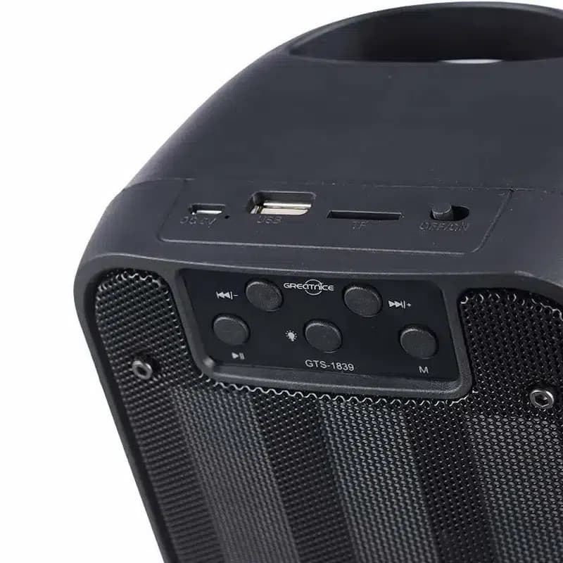 اسپیکر بلوتوثی همراه 3 اینچی 5 وات مدل GTS-1839 — تصویر ۴