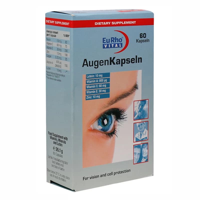 کپسول چشم اوژن یوروویتال (60 عدد)