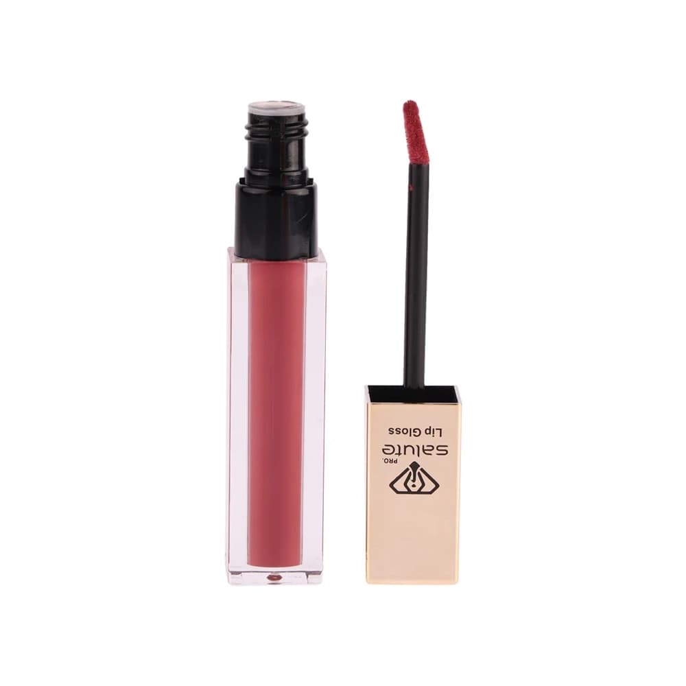 رژلب مایع مات سالوته (SALUTE) مدل SUPER MATT WATERPROOF شماره G304 رنگ کالباسی
