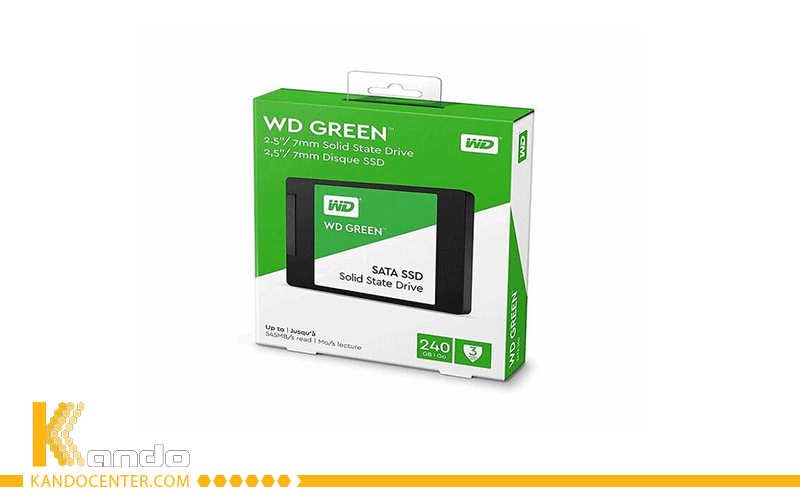 هارد اس اس دی اینترنال WD Green Sata 2.5 Inch 240GB — تصویر ۳