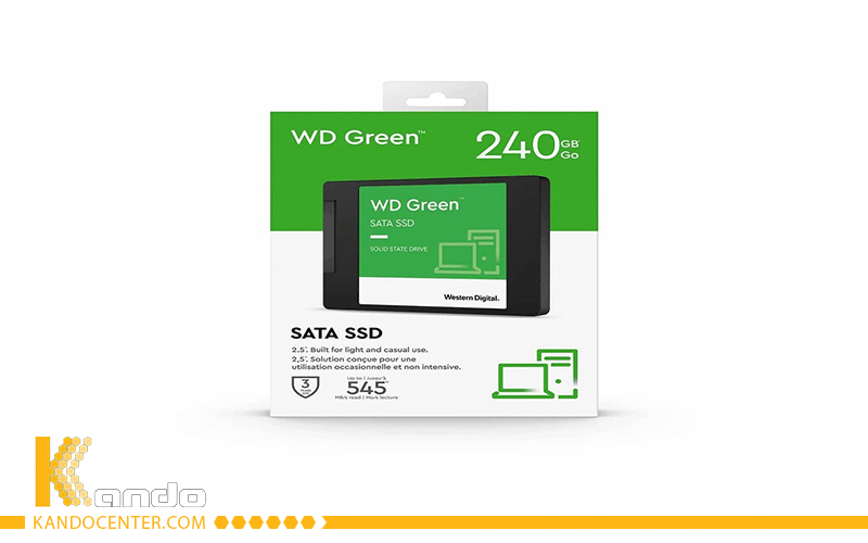 هارد اس اس دی اینترنال WD Green Sata 2.5 Inch 240GB — تصویر ۲