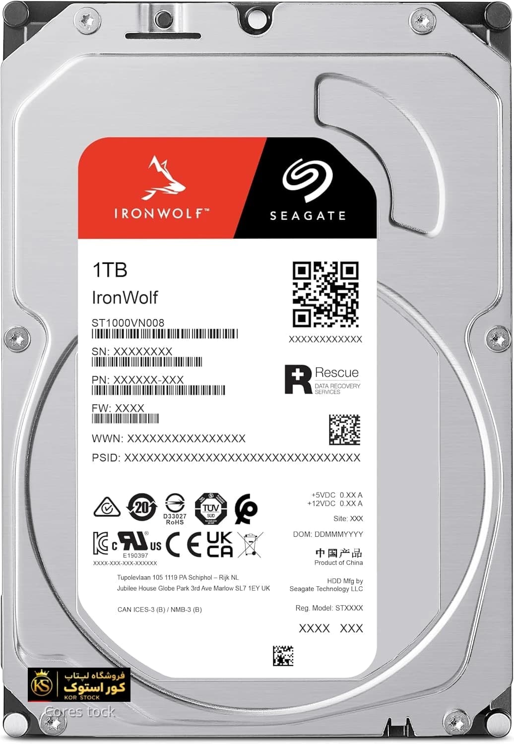 هارد اچ دی دی اینترنال استوک Toshiba Sata 2.5 Inch 1TB — تصویر ۳