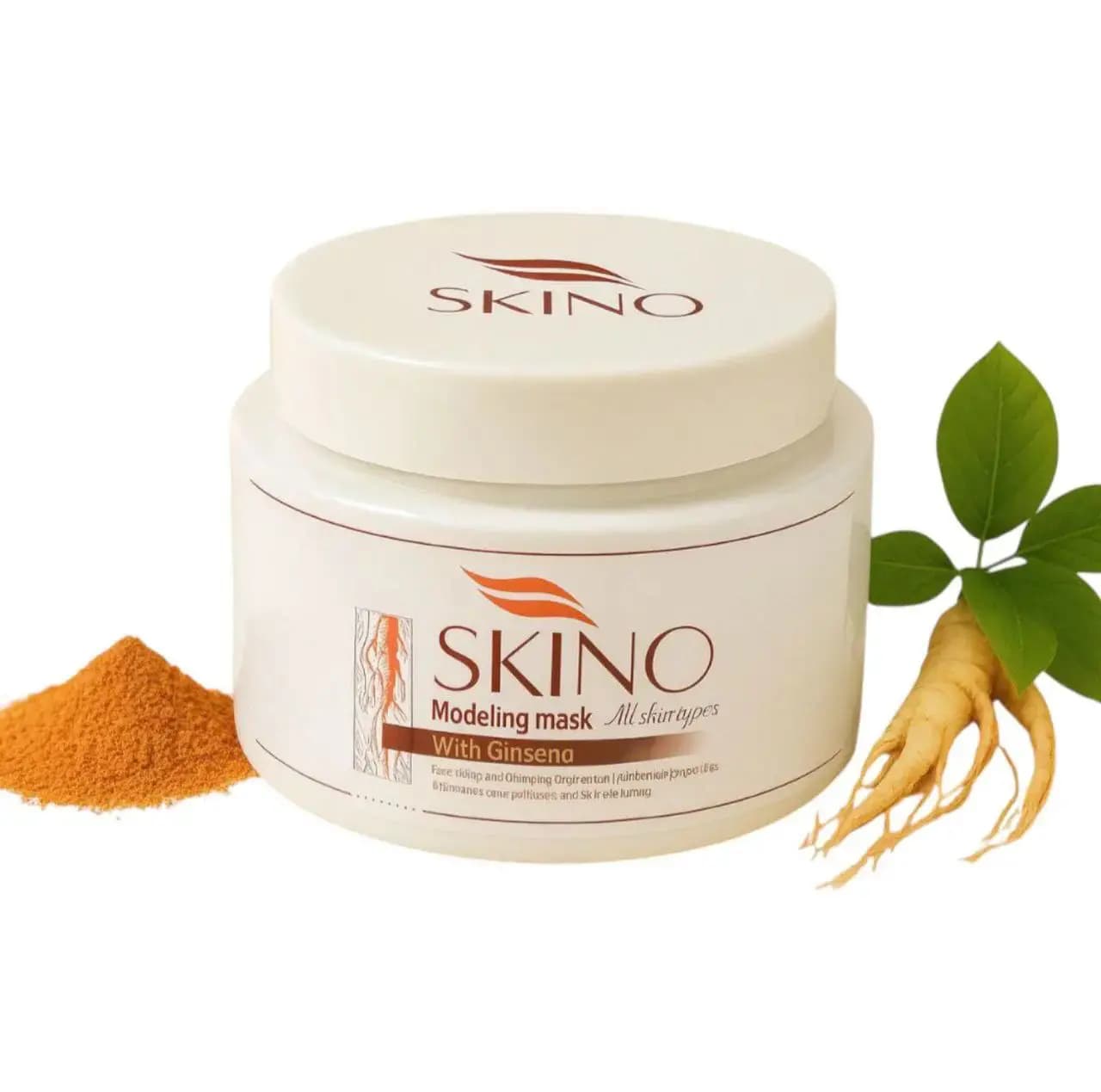 ماسک گچی جنسینگ قرمز اسکینو Skino حجم 350 گرم