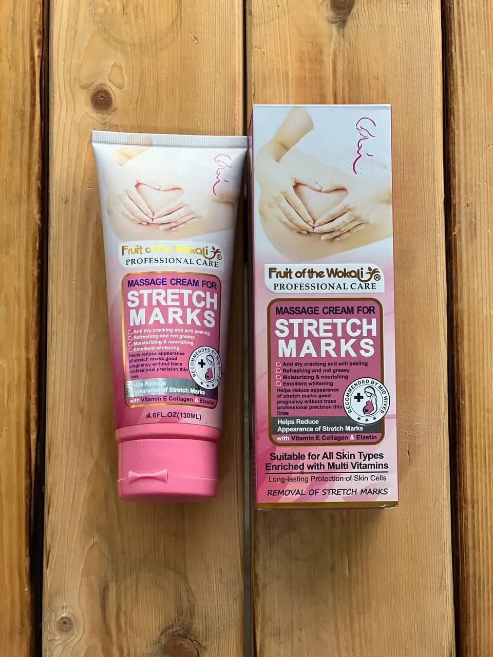 کرم درمان ترک پوستی ووکالی Stretch Marks حجم 130 میل — تصویر ۳