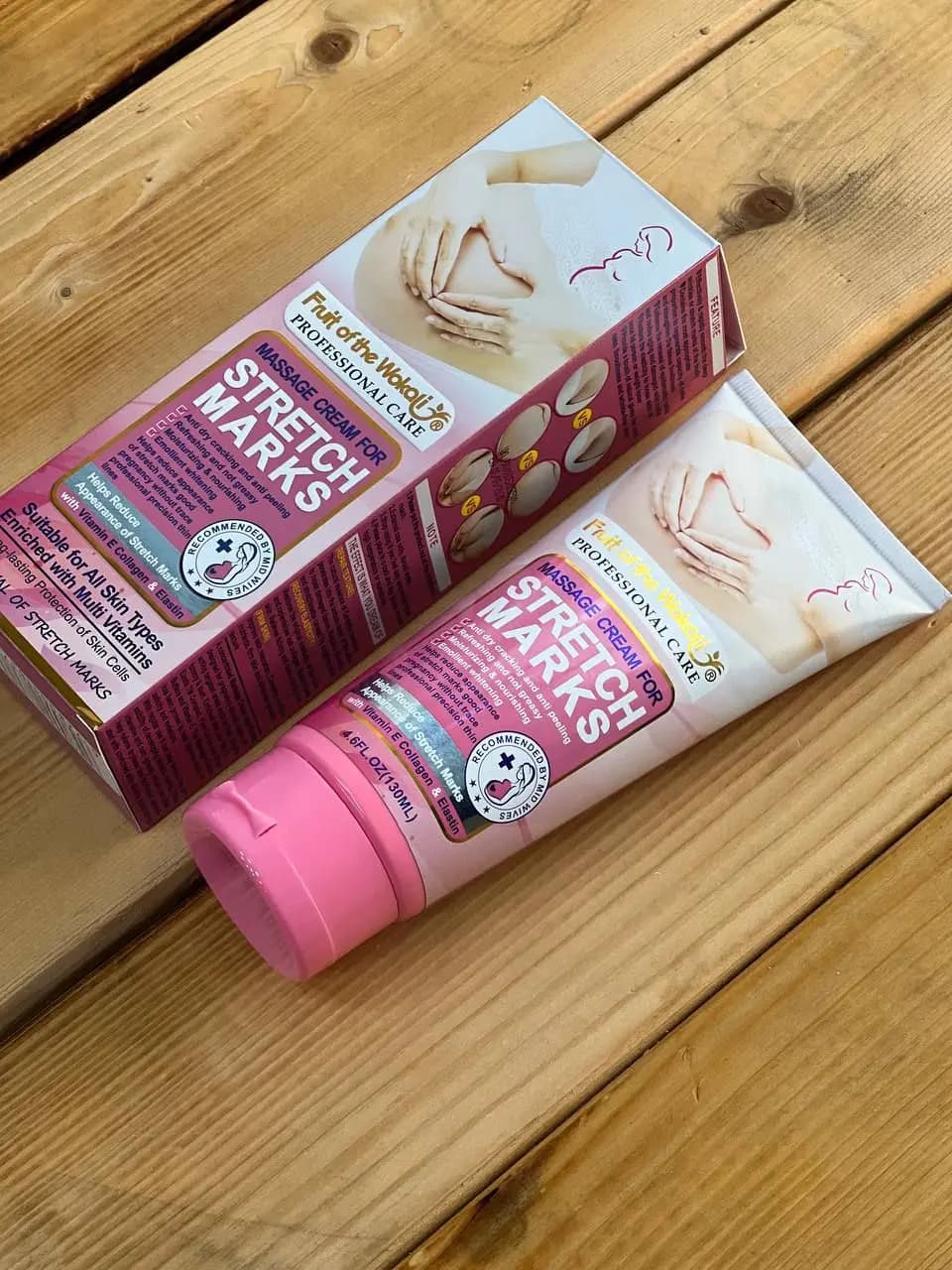 کرم درمان ترک پوستی ووکالی Stretch Marks حجم 130 میل — تصویر ۵