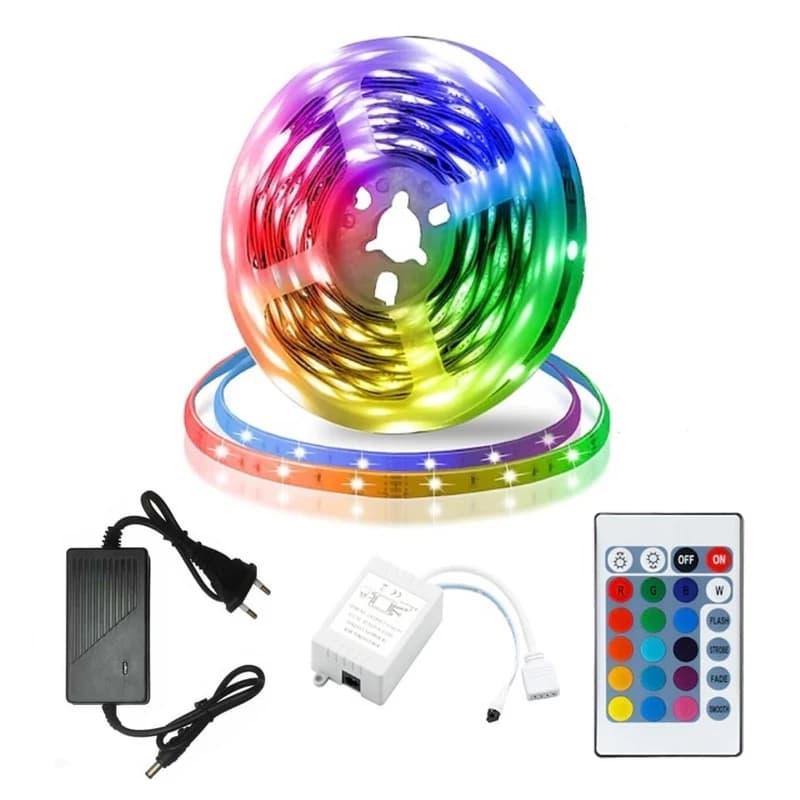 پک کامل ریسه اقتصادی RGB گیمینگ با چیپ 5050