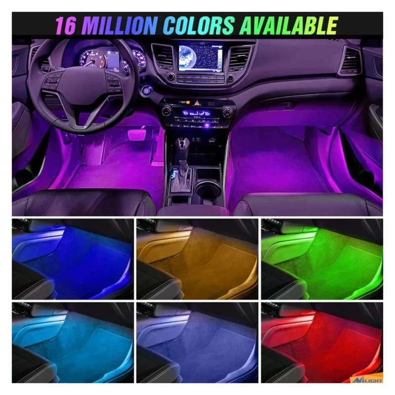 کیت نورپردازی RGB داخل خودرو و زیرپایی — تصویر ۳