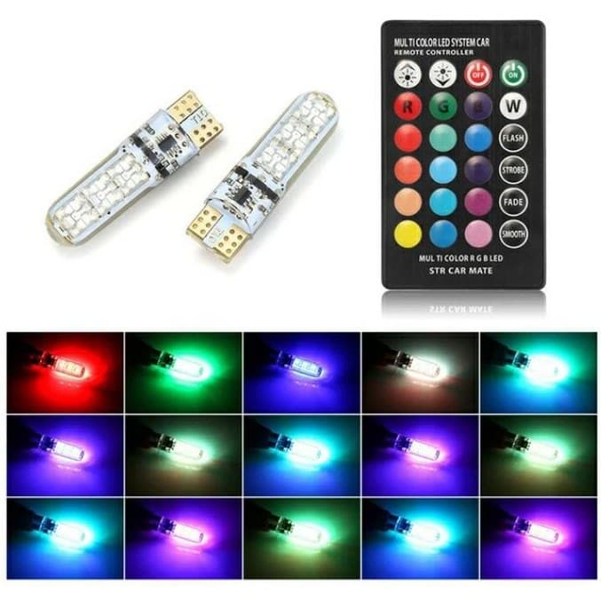 چراغ کوچک جلو خودرو RGB ریموت دار — تصویر ۲