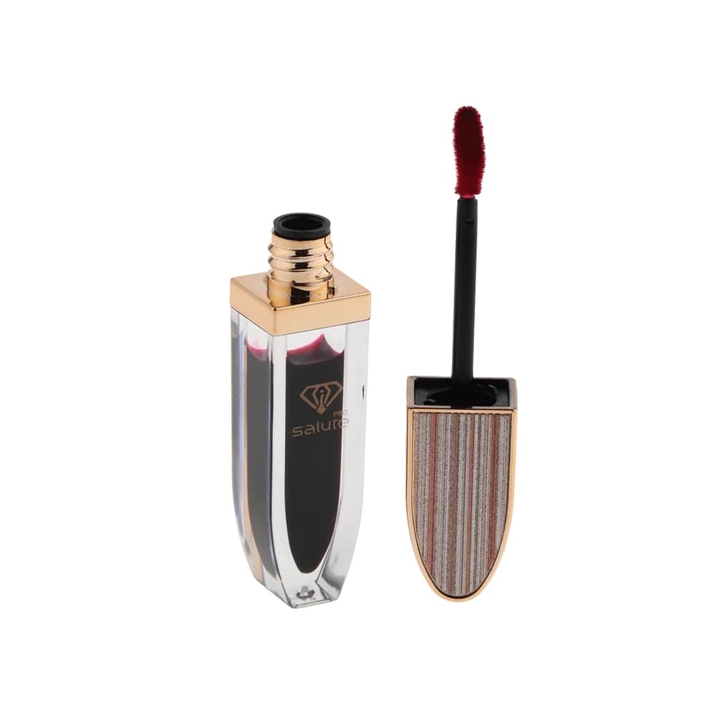 تینت لب و گونه مایع آینه دار سالوته (SALUTE) مدل PRO LIP TINT شماره 397 رنگ سرخابی بنفش — تصویر ۴