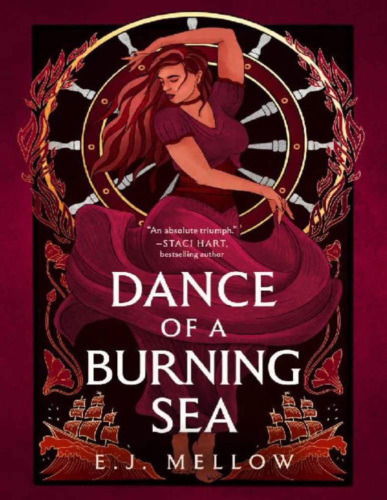 کتاب رقص دریای سوزان: موزی (Dance of a Burning Sea) نسخه انگلیسی PDF | ای. جی. ملو