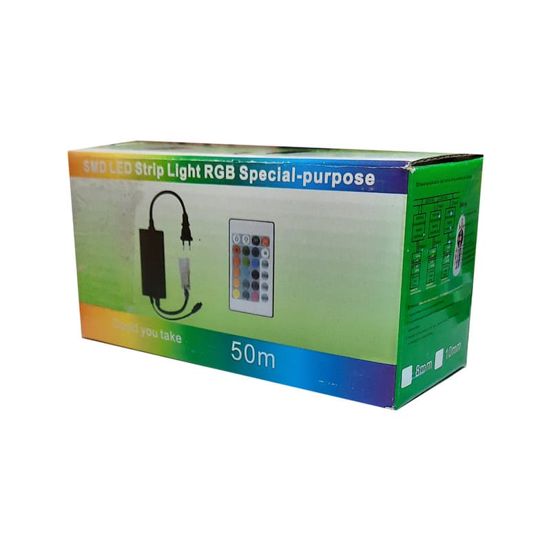 ریسه شلنگی 220 ولت هفت رنگ RGB به همراه ریموت — تصویر ۵