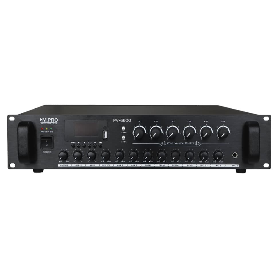 آمپلی فایر اهمی ولتی ام.پرو مدل M.pro PV-6600 — تصویر ۳