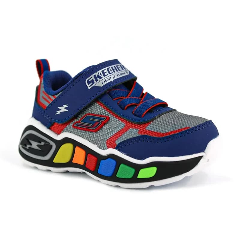 کفش بچگانه اسکیچرز مدل Skechers Play Scene – Storm Brights 407606N-NVRD — تصویر ۴