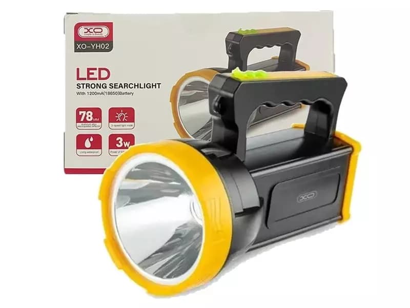 چراغ قوه LED ایکس او مدل XO YH02 سه حالته
