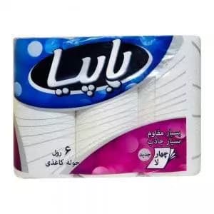 دستمال کاغذی حوله‌ای ۶ قلو پاپیا