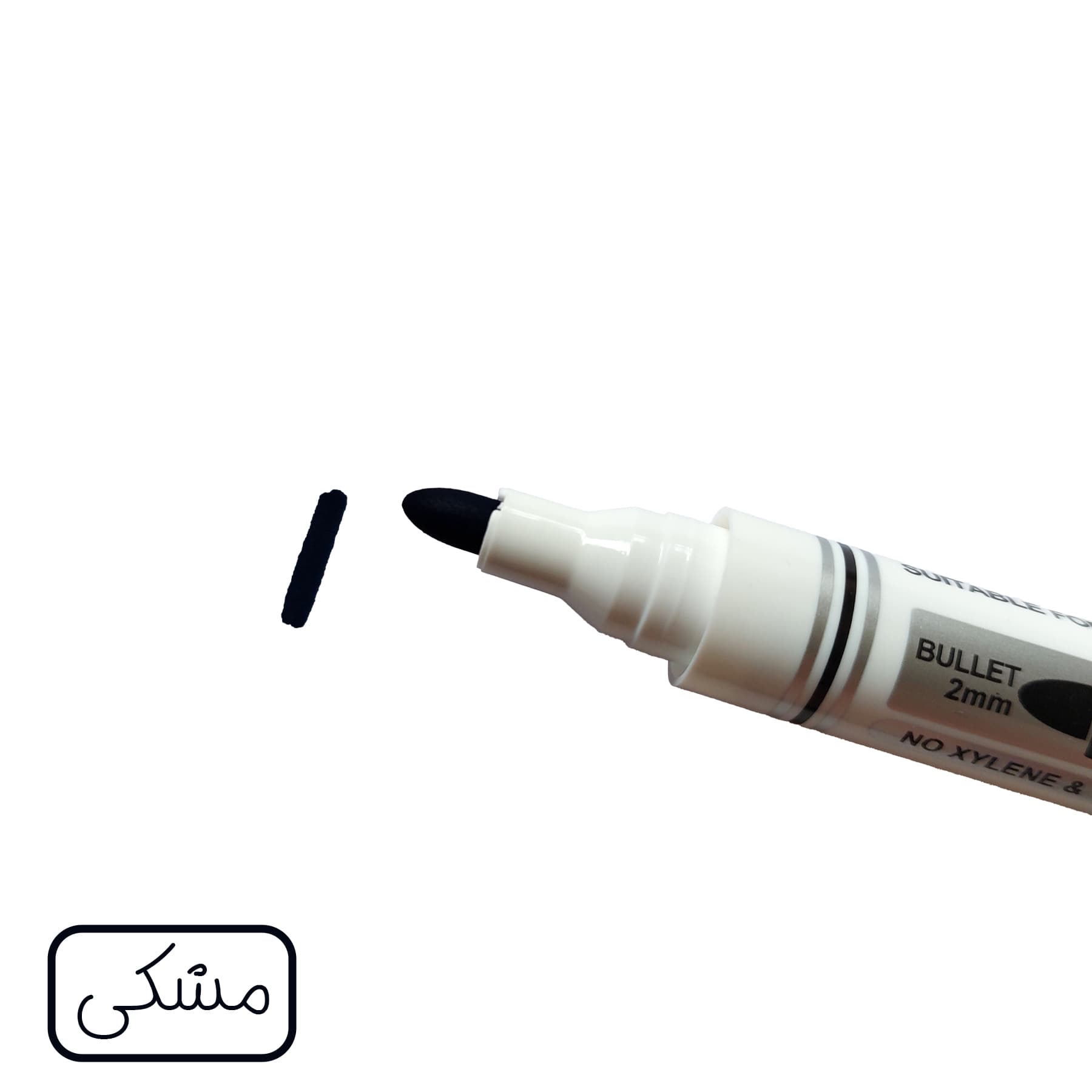 ماژیک وایت برد کرونا طرح گرد مدل CO-4070 به همراه تخته پاک کن بسته 4 عددی — تصویر ۲