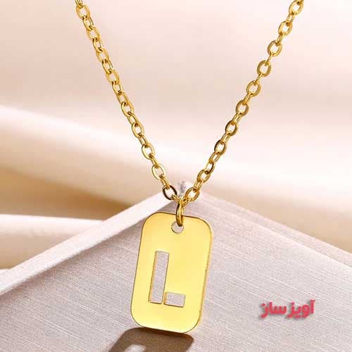 گردنبند حرف انگلیسی L کد 102818