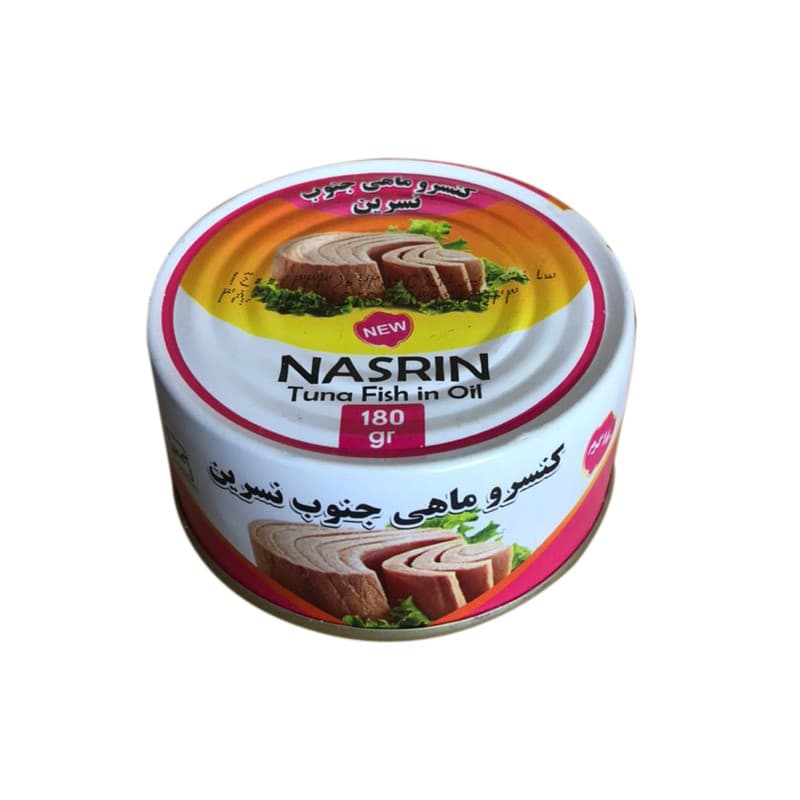 تن ماهی در روغن 180 گرم نسرین
