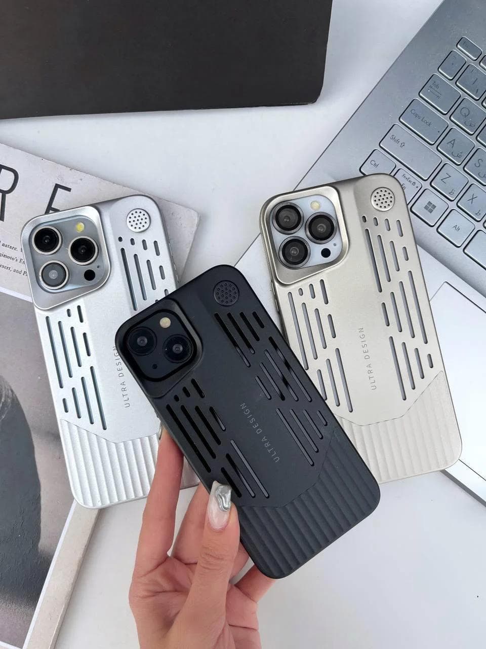 قاب طرح ShockProof گوشی آیفون 16 پرومکس — تصویر ۶