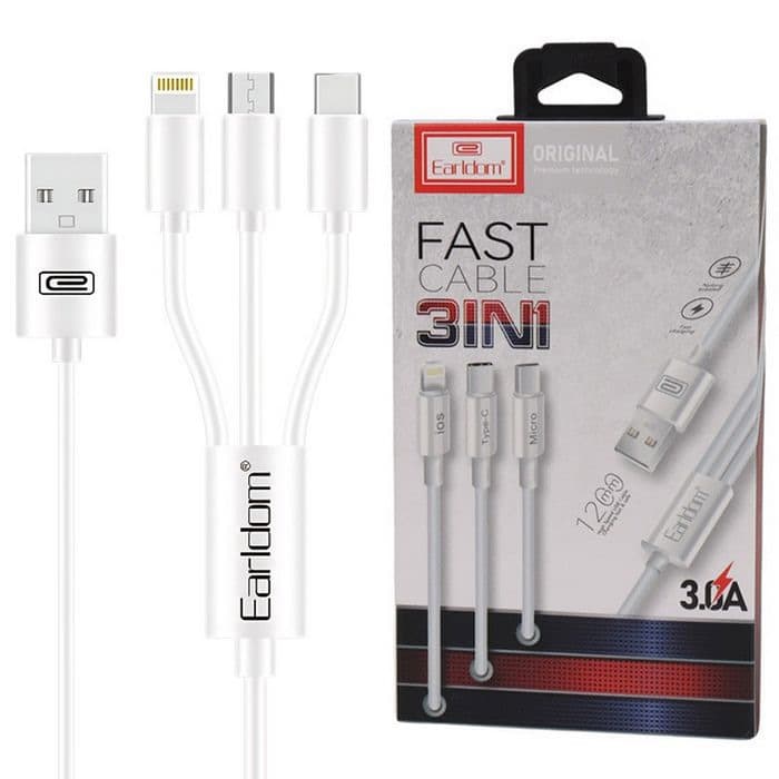 کابل تبدیل USB ارلدام مدل Earldom EC-IMC018 طول 1.2 متر — تصویر ۷