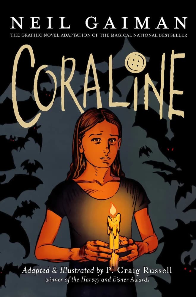 کتاب کورالاین: رمان گرافیکی (Coraline Graphic Novel) نسخه انگلیسی PDF | نیل گیمین