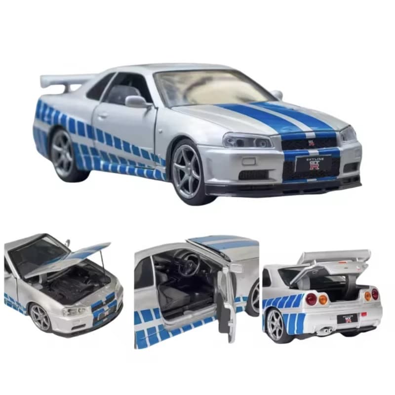 ماشین بازی Nissan Skyline GTR R38 طرح سریع و خشن — تصویر ۸