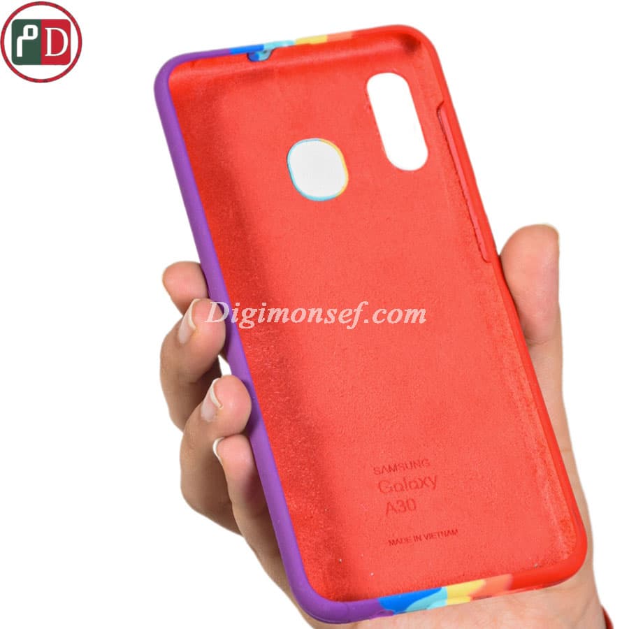 قاب سیلیکون هفت رنگ (جیغ) برای سامسونگ – Samsung A22 4g — تصویر ۲