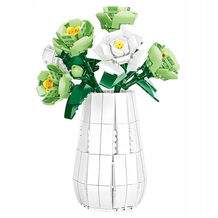 لگو گلدان گل مدل Flower Studio آیتم 9108A (516 قطعه) — تصویر ۲