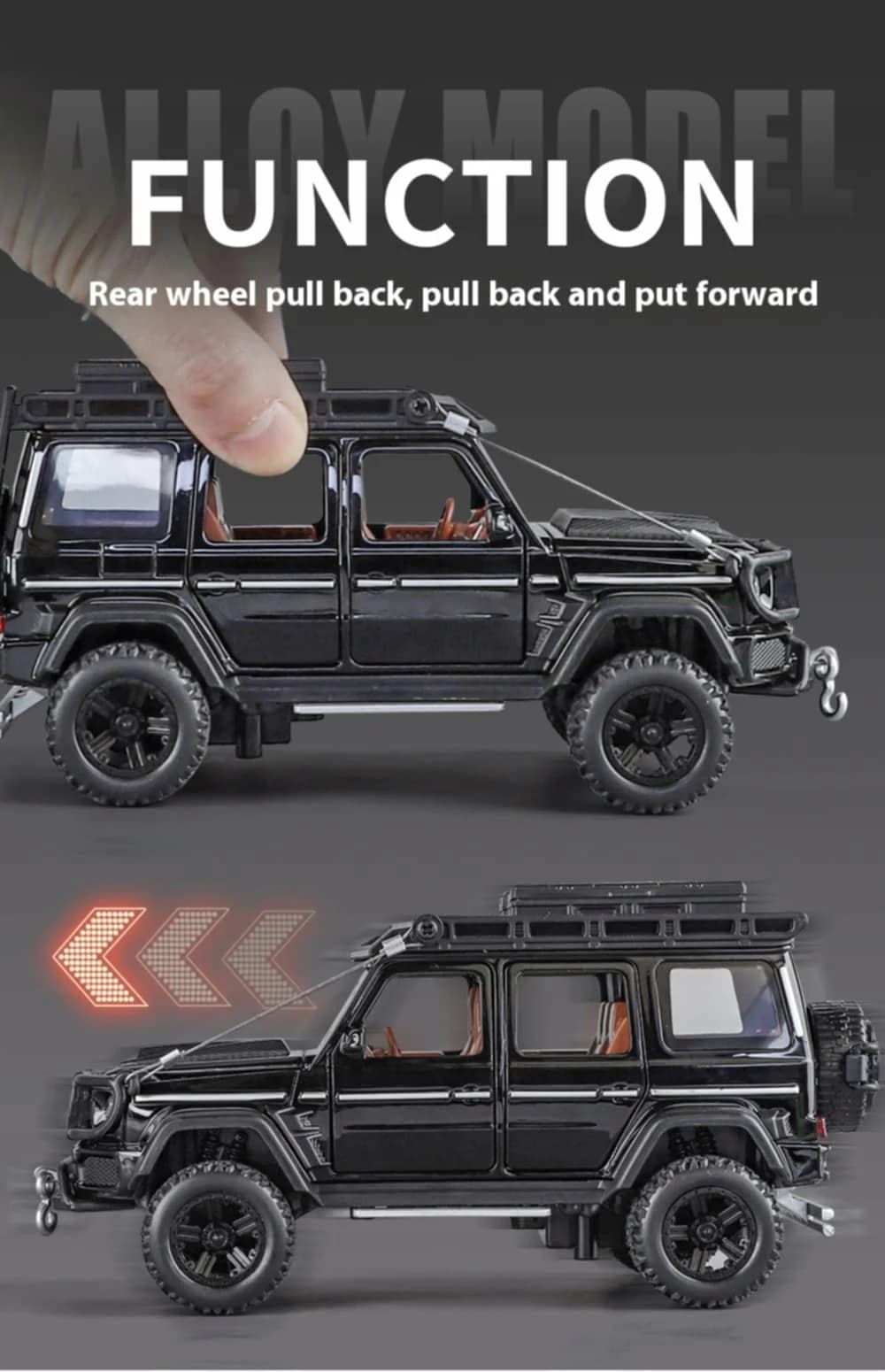 ماکت ماشین فلزی مرسدس بنز جی کلاس G550 آفرود مقیاس 1:32 آیتم w32341 — تصویر ۶