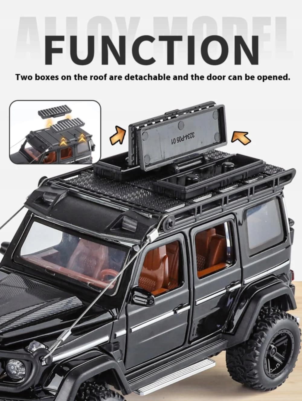 ماکت ماشین فلزی مرسدس بنز جی کلاس G550 آفرود مقیاس 1:32 آیتم w32341 — تصویر ۳