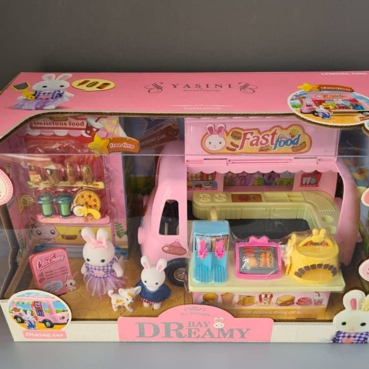 ست خانه خرگوشی دریمی DREAMY BAY مدل ماشین فست فود آیتم 6623 — تصویر ۴