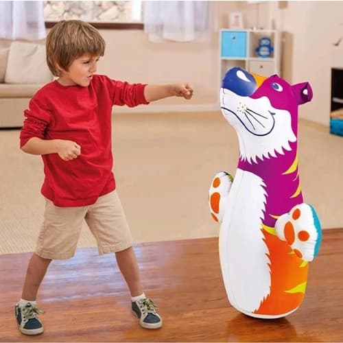 کیسه بوکس بادی کودک اینتکس مدل 44669 INTEX (طرح دلفین/اژدها/شیر دریایی با مخزن آب) — تصویر ۲