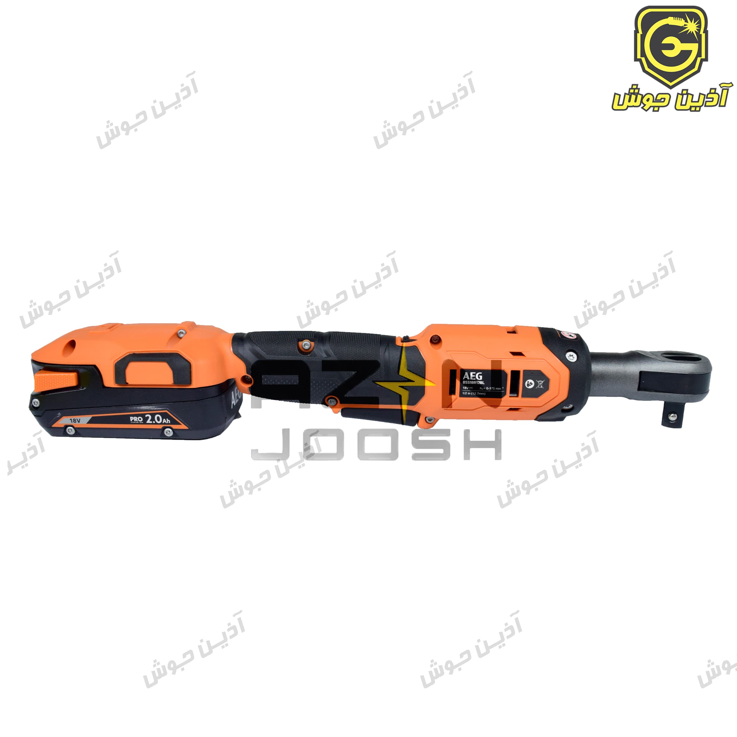 رچت شارژی 18 ولت 1/2 براش لس 81 نیوتن آاگ AEG مدل BSS18R12BL-0 بدون باطری — تصویر ۳