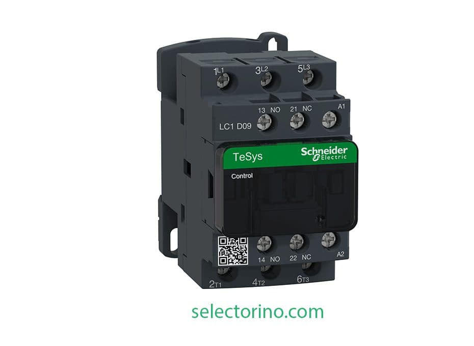 کنتاکتور 9 آمپر 24 ولت جریان متناوب LC1D09B7 اشنایدر Schneider