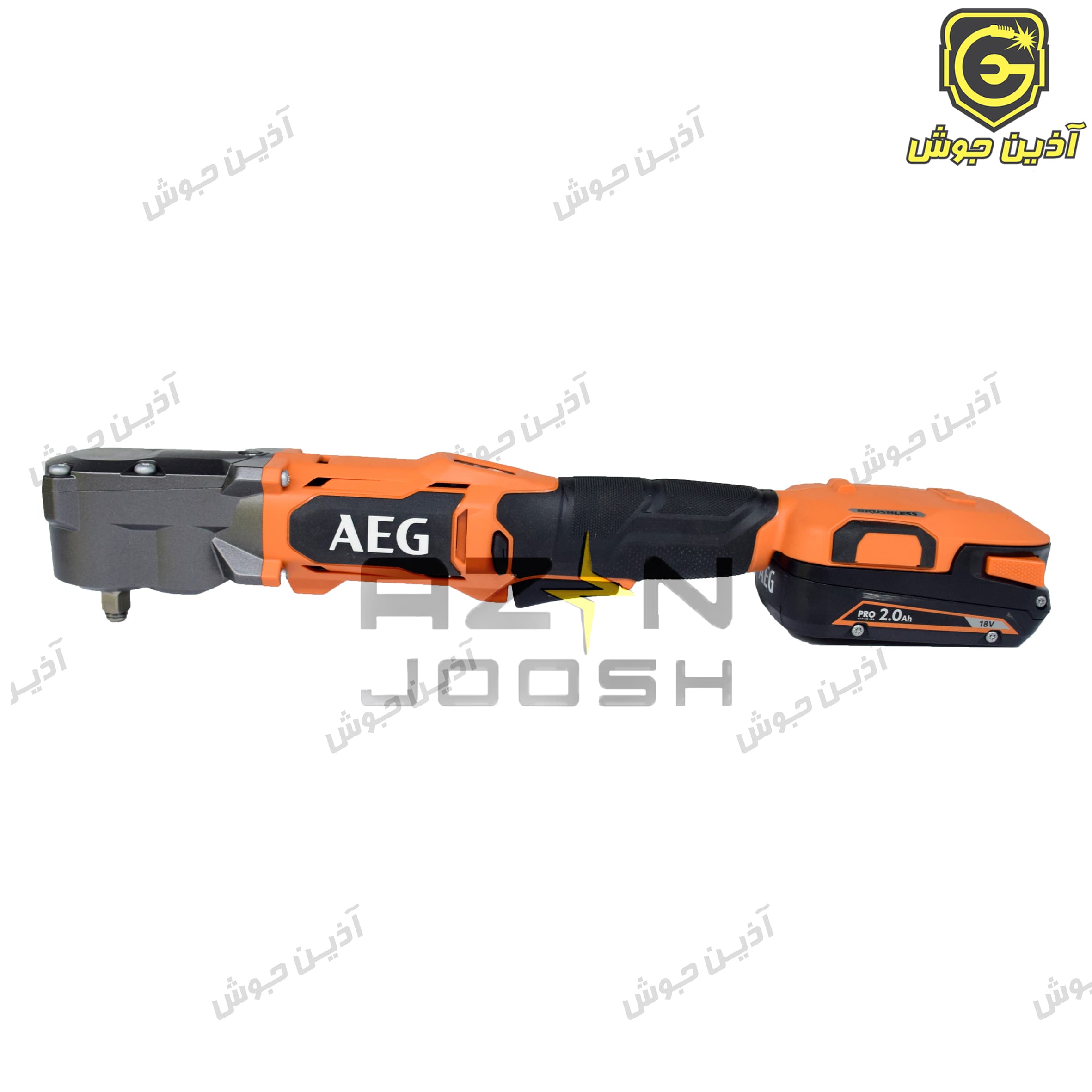بکس شارژی 18 ولت سرکج 3/8 براش لس 320 نیوتن آاگ AEG مدل BSS18SRA38BL-0 بدون باطری — تصویر ۴