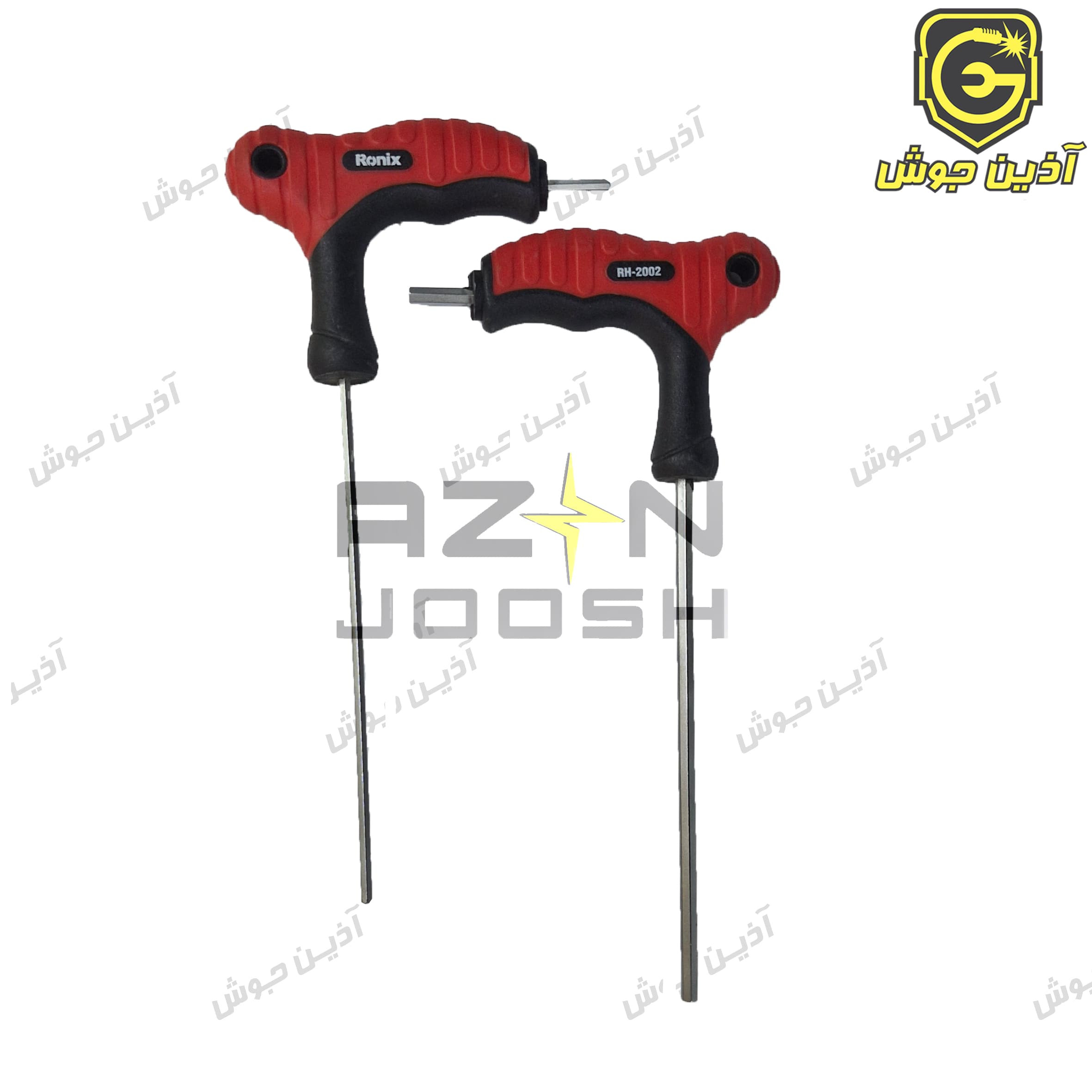 آچار آلن تکی دسته T شش گوش سایز 3 رونیکس Ronix مدل RH-2002