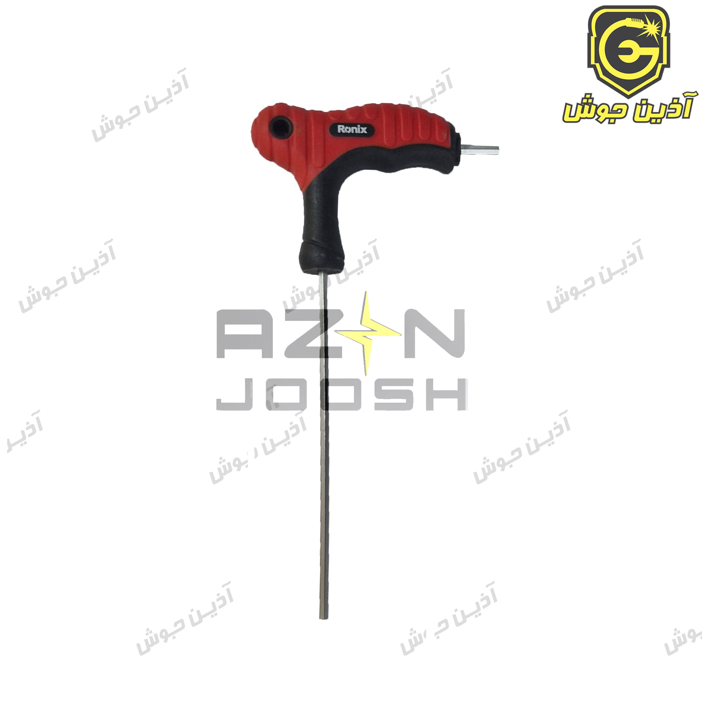 آچار آلن تکی دسته T شش گوش سایز 5/2 رونیکس Ronix مدل RH-2001 — تصویر ۲