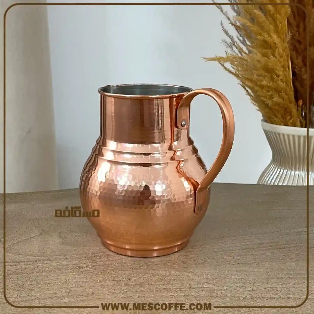 پارچ مسی جدید نانو(چکش کاری شده/کد 470) — تصویر ۳