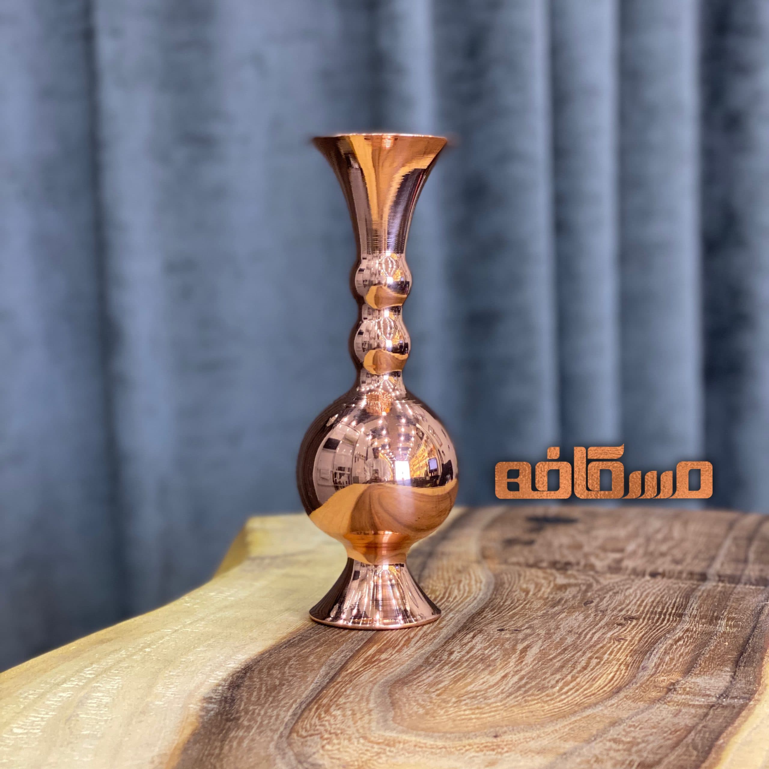 گلدان مسی ساده — تصویر ۳