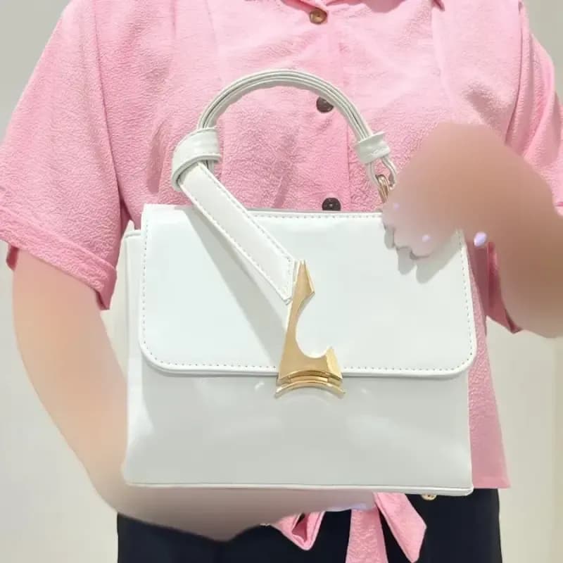 کیف دستی و دوشی زنانه دوزیپ جنس بیاله کد 1383 ابعاد 20x17x11 سانتیمتر — تصویر ۵