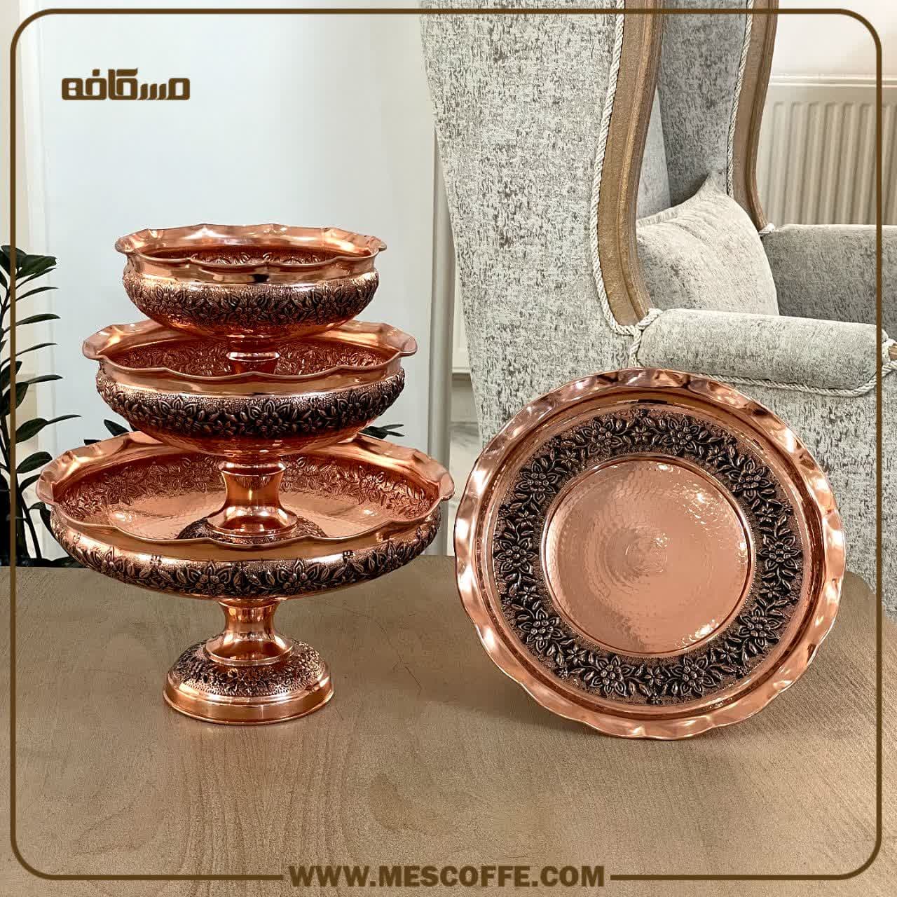 سرویس پذیرایی مدل گلبرگ مسی نانو — تصویر ۲