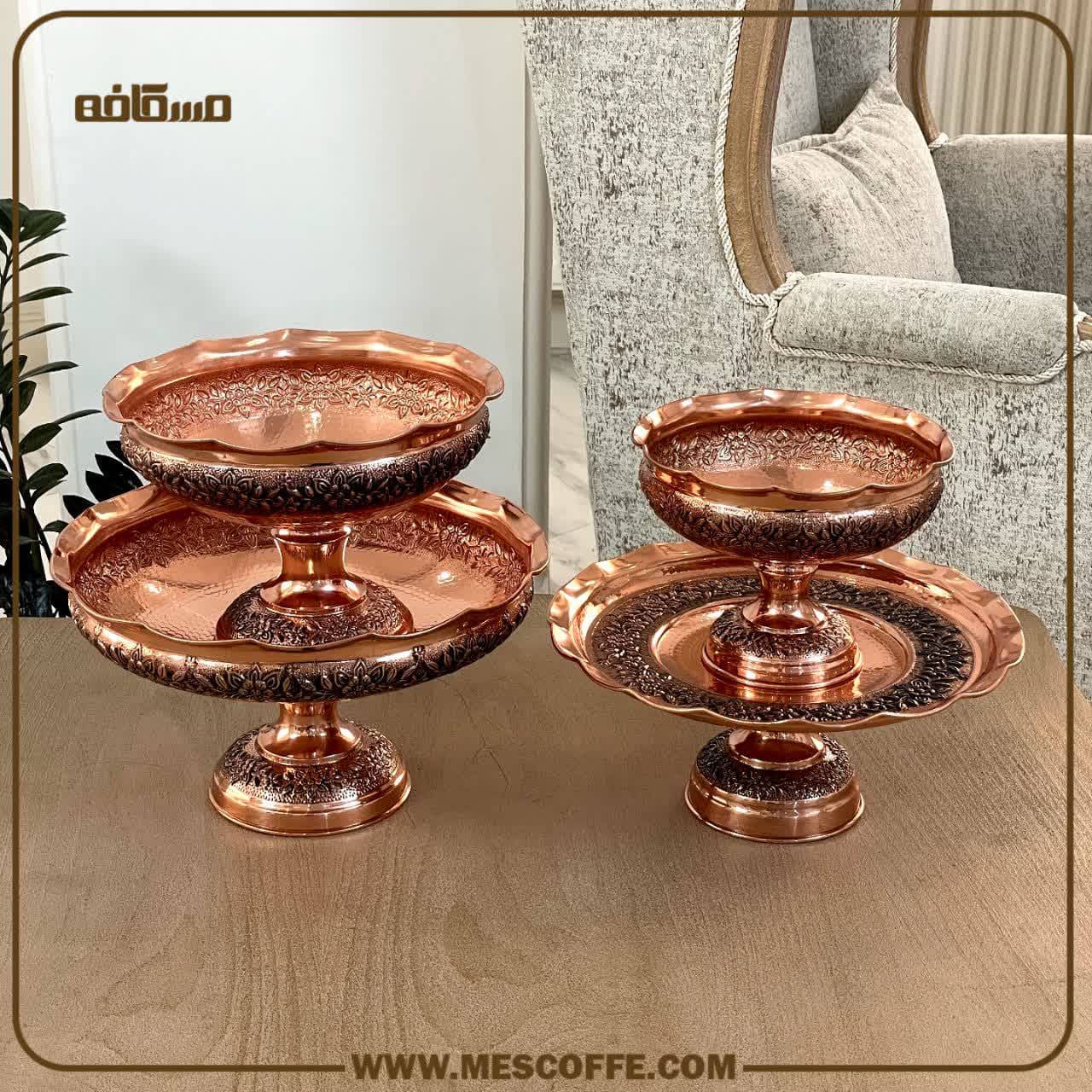 سرویس پذیرایی مدل گلبرگ مسی نانو — تصویر ۳