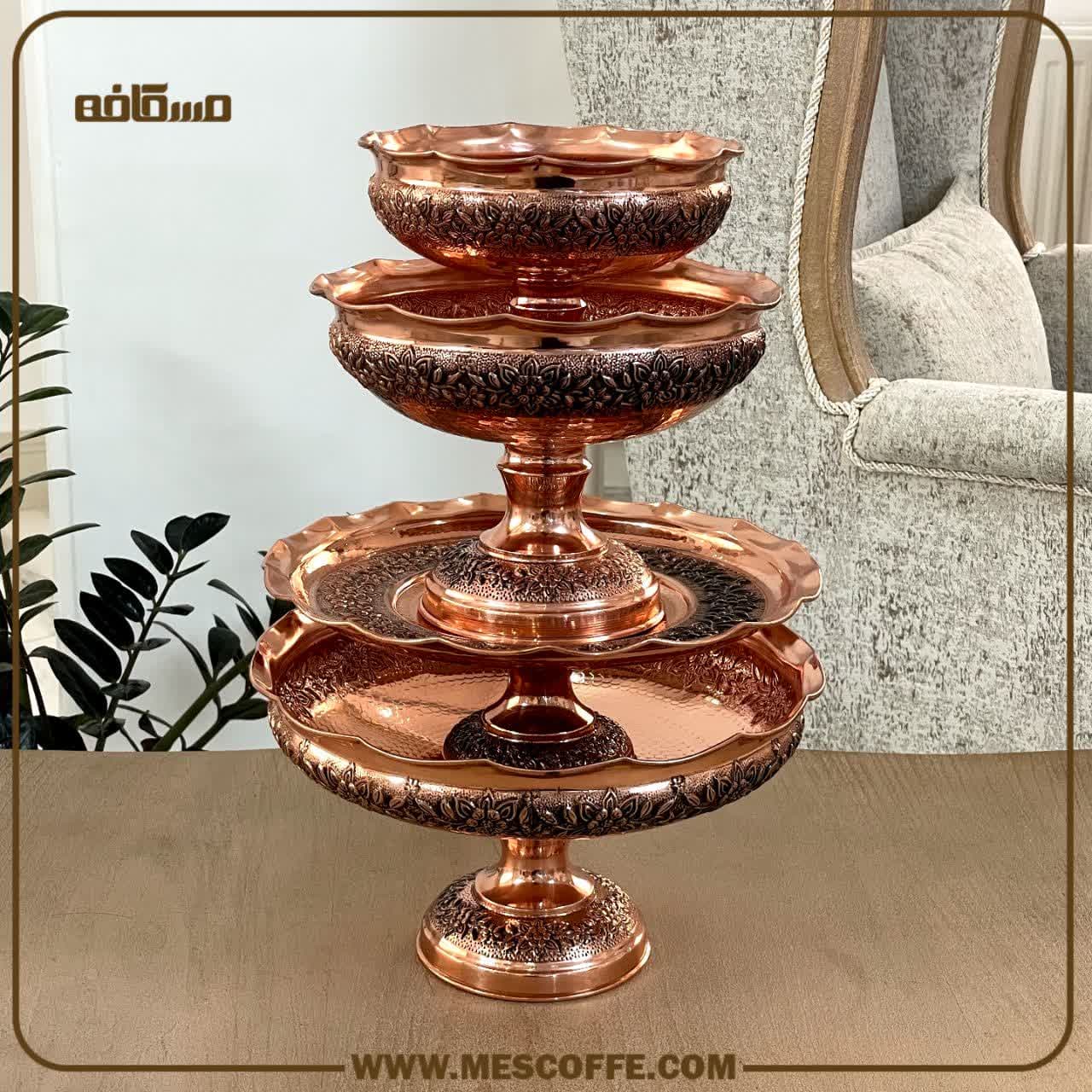 سرویس پذیرایی مدل گلبرگ مسی نانو — تصویر ۴